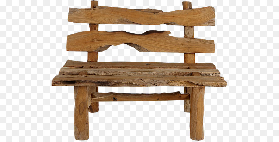 Banc En Bois，Rustique PNG