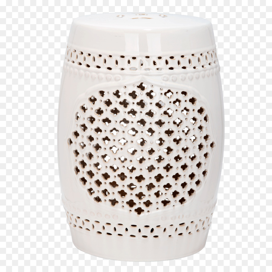 Tabouret En Céramique Blanche，Décoratif PNG