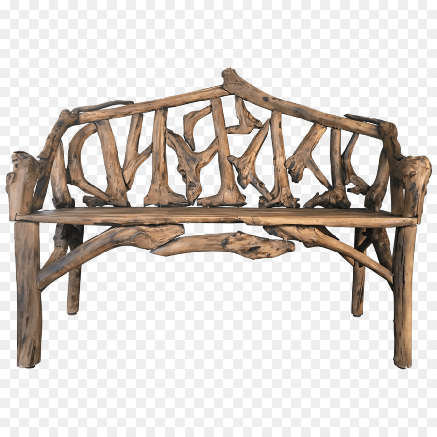 Banc En Bois，Rustique PNG