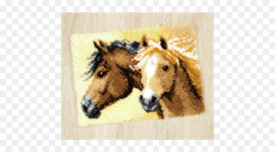 Cheval，Tapis Au Crochet PNG