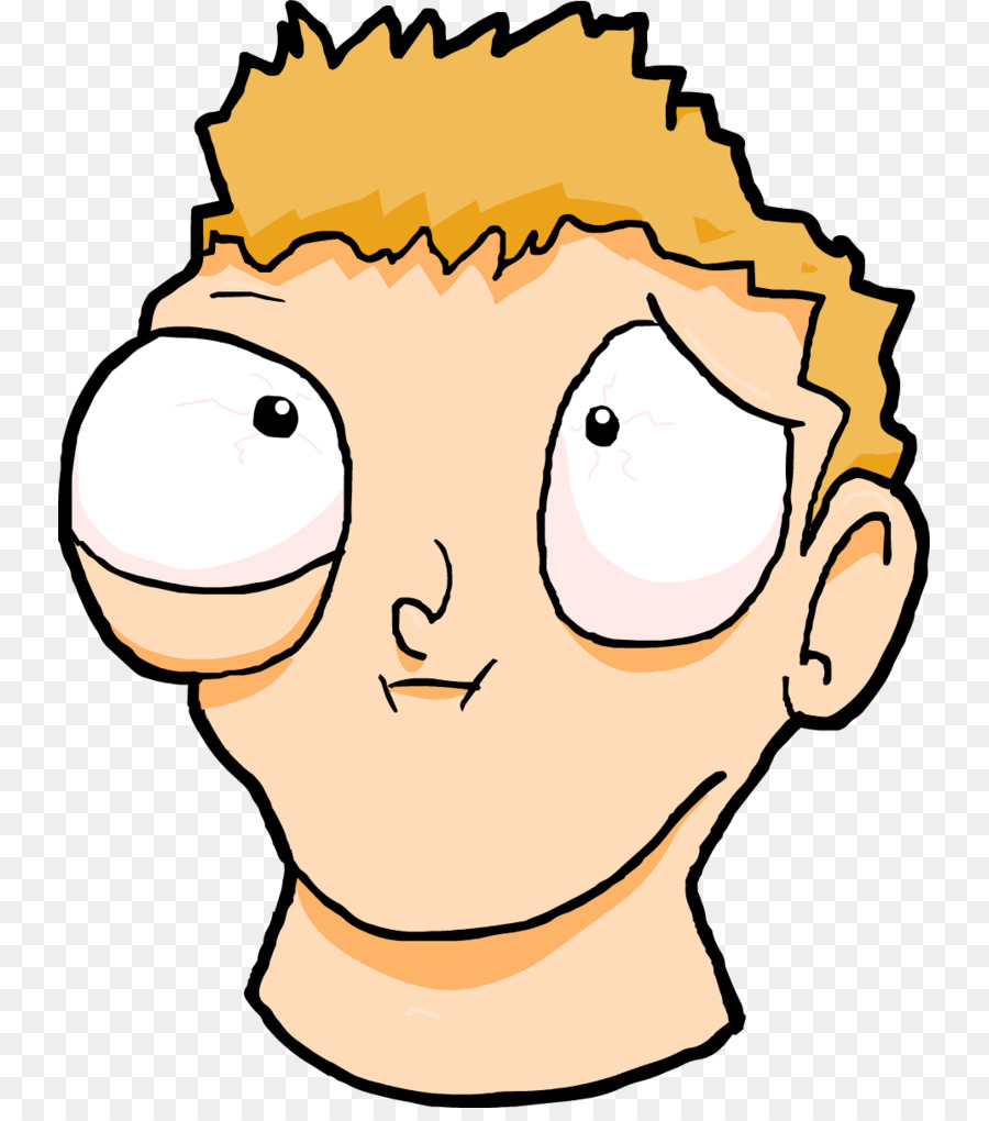 Visage De Dessin Animé，Expression PNG