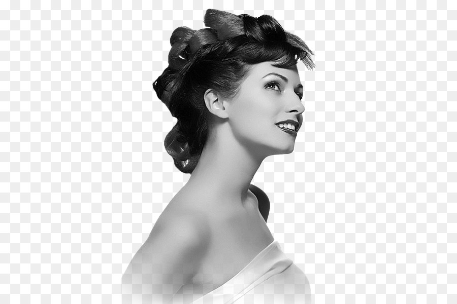 Portrait Noir Et Blanc，Femme PNG