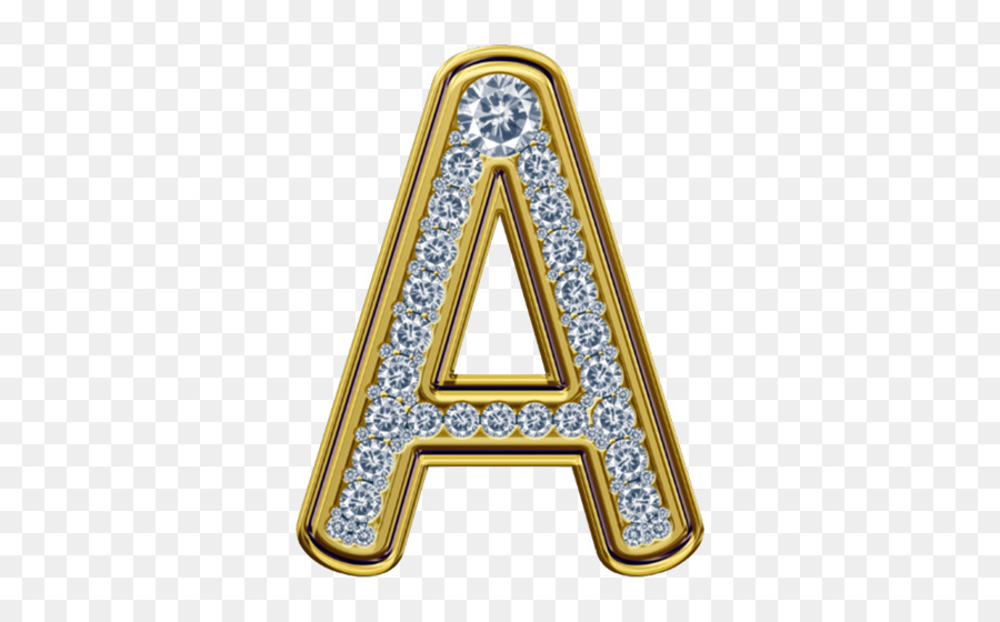 Lettre A，Diamant PNG