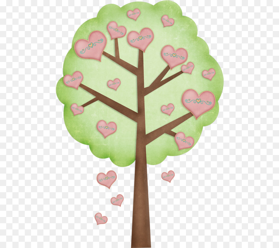 Arbre Coeur，Amour PNG