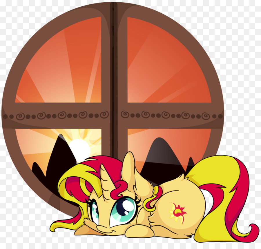 Miroitement De Coucher Du Soleil，Poney PNG