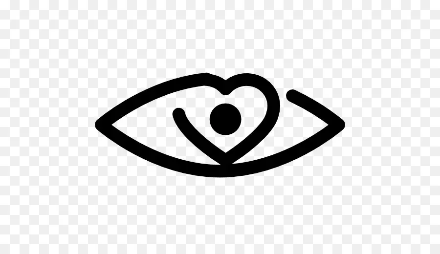 Oeil Avec Coeur，Vision PNG