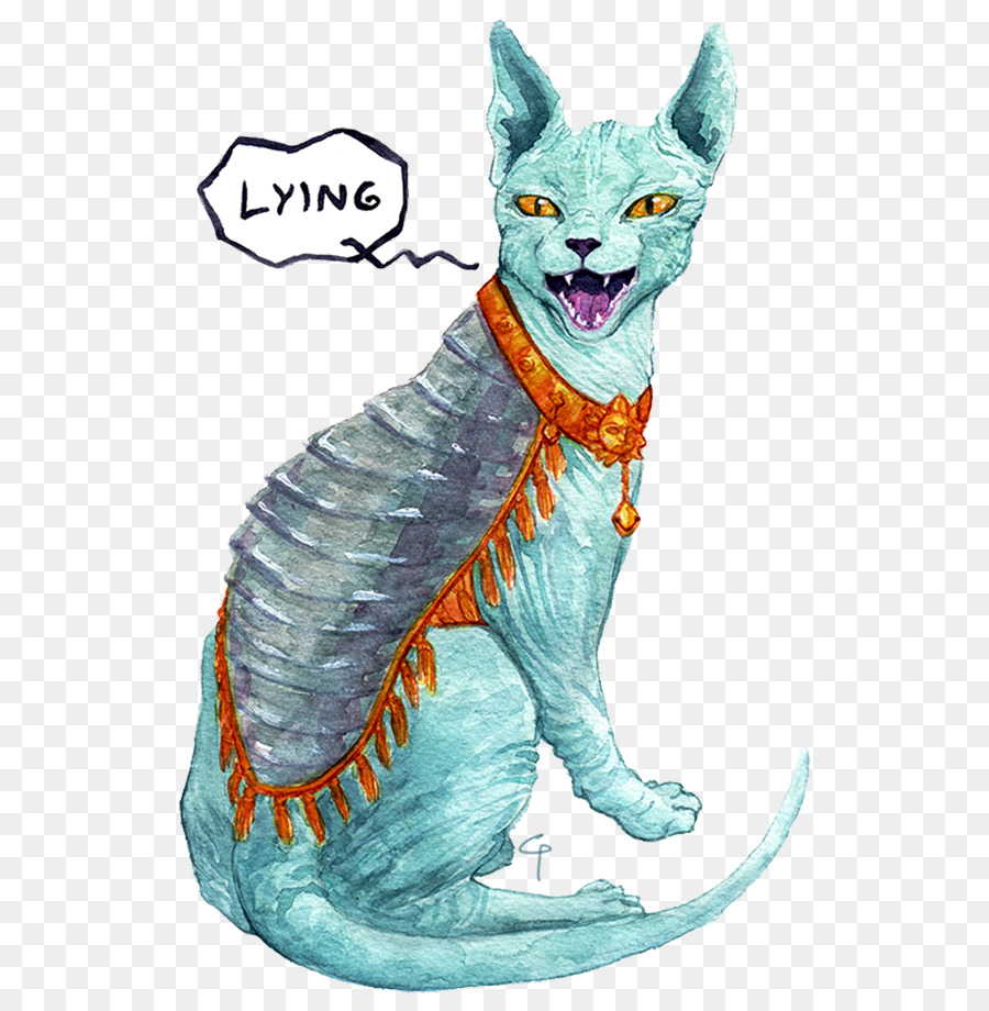 Chat Bleu，Illustration PNG