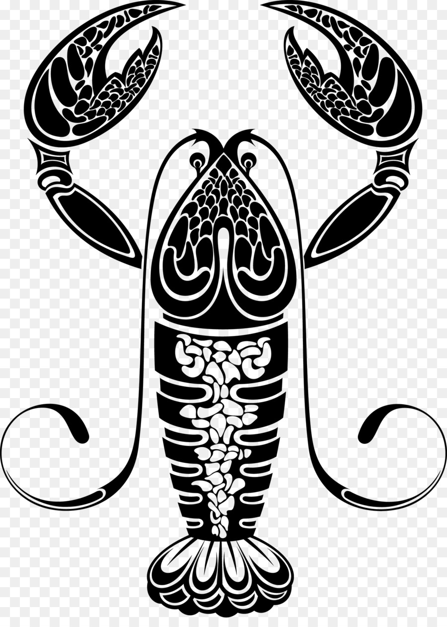 Homard Tribal Noir，Tribal PNG