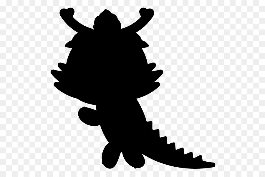 Silhouette，Mignon Dragon PNG