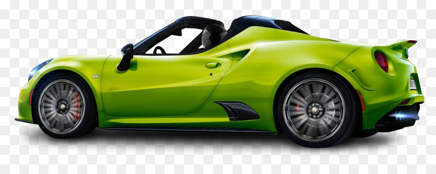 Voiture De Sport Verte，Convertible PNG