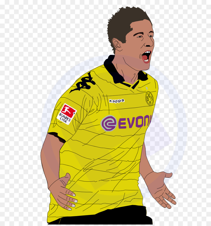 T Shirt，Robert Lewandowski PNG