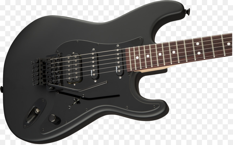 Guitare électrique Noire，Cordes PNG