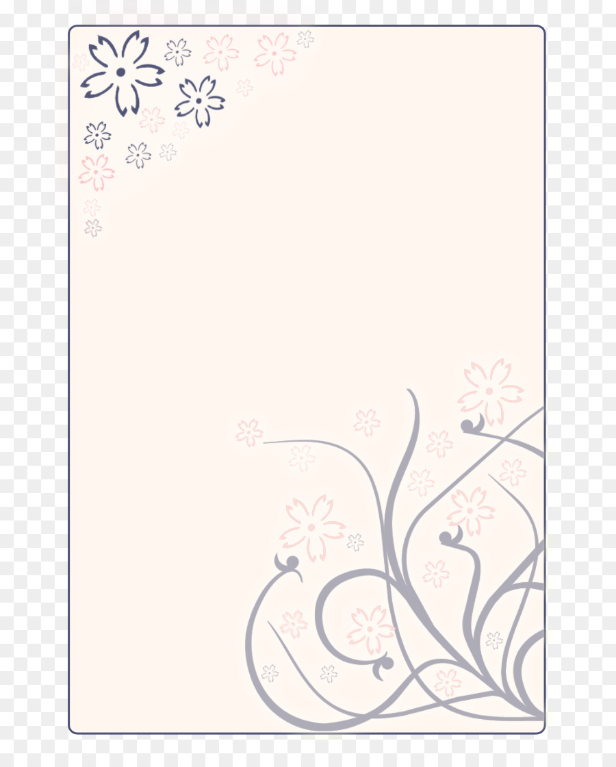 Design Floral，Papier PNG