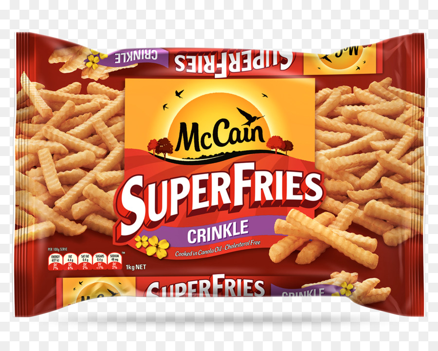 Frites，Aliments Mccain PNG