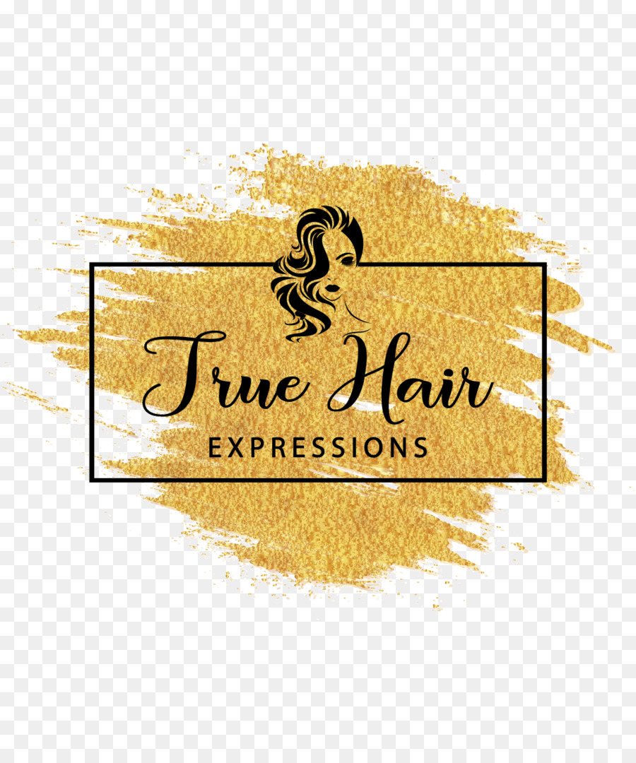 Logo D'expressions De Cheveux，Or PNG