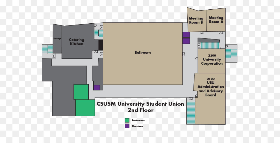 Université D État De Californie De San Marcos，Plan D étage PNG