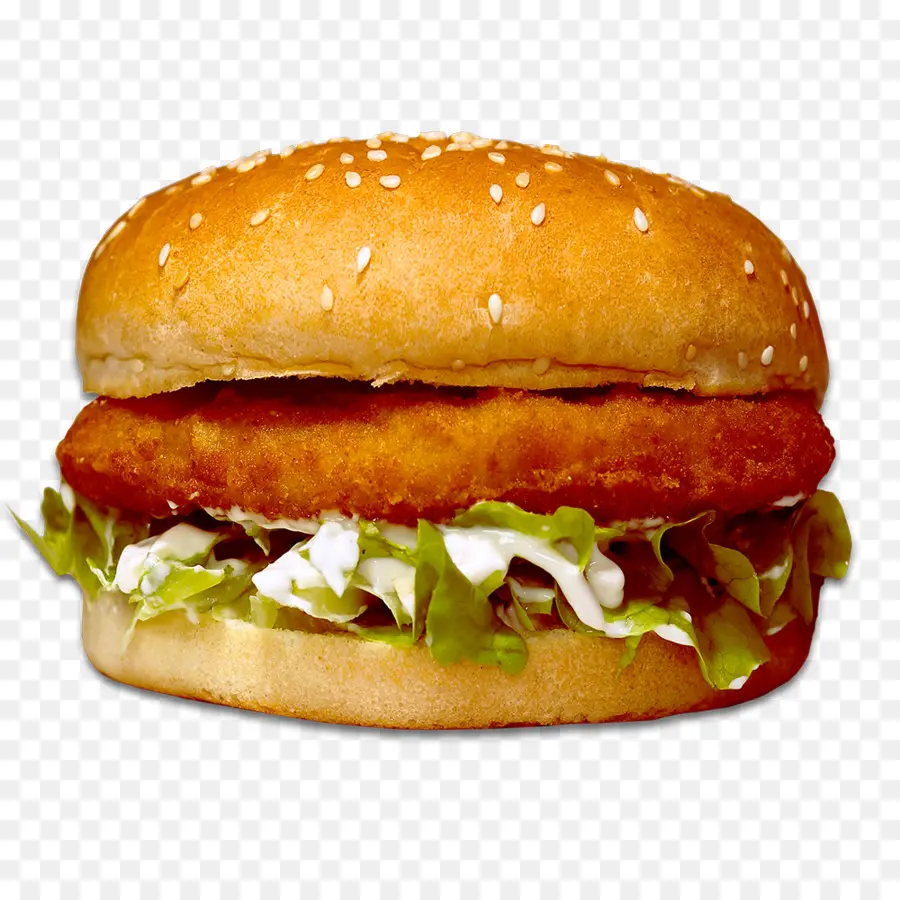 Sandwich Au Poulet，Laitue PNG