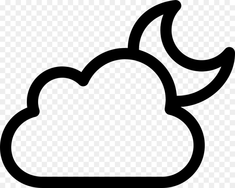 Nuage，Noir PNG