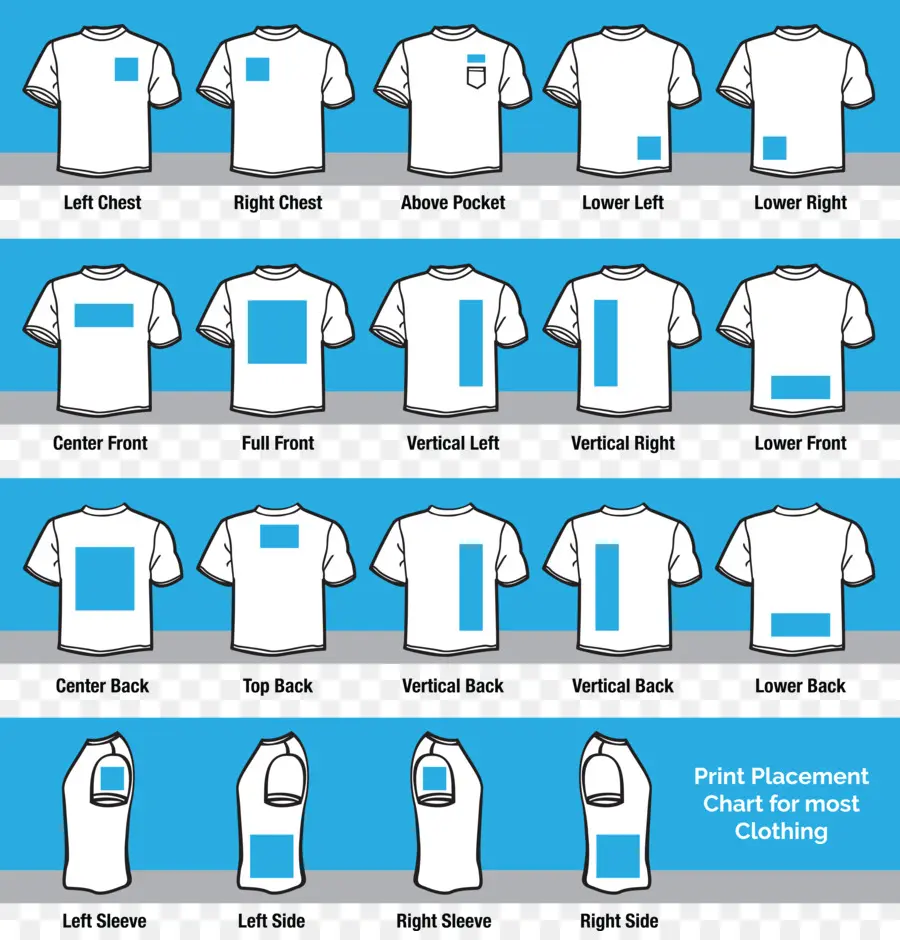 Tableau De Placement Des Impressions De T Shirts，T Shirt PNG