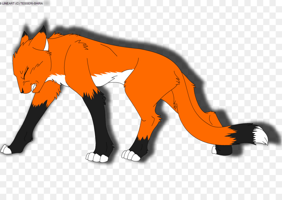 Renard Rouge，Chat PNG