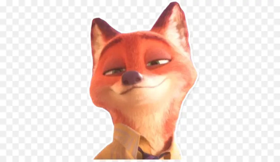 Renard Animé，Souriant PNG