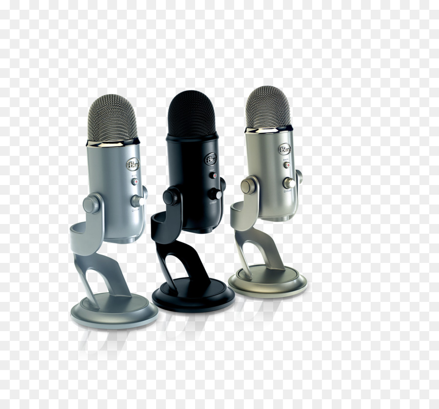 Microphone，Microphones Bleus Yeti PNG