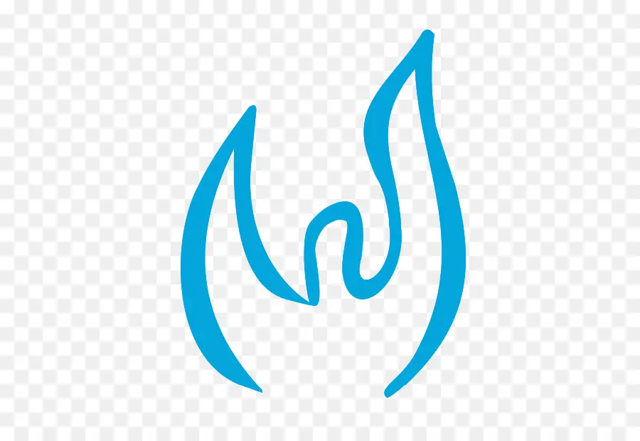 Symbole De La Flamme Bleue，Flamme PNG