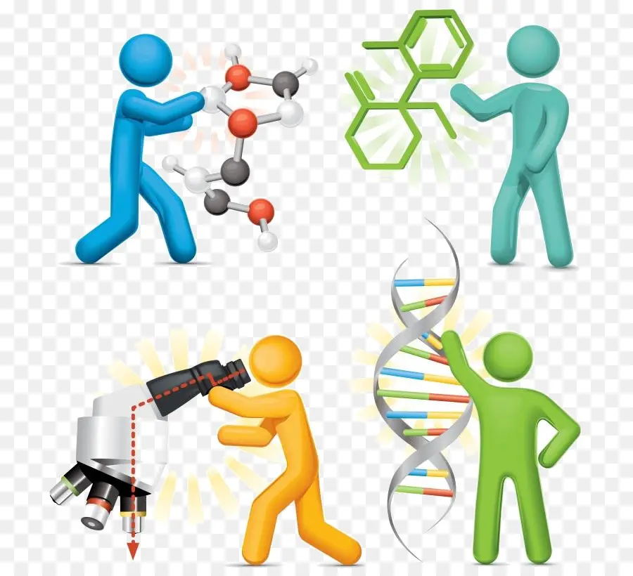 Icônes Scientifiques，Molécules PNG