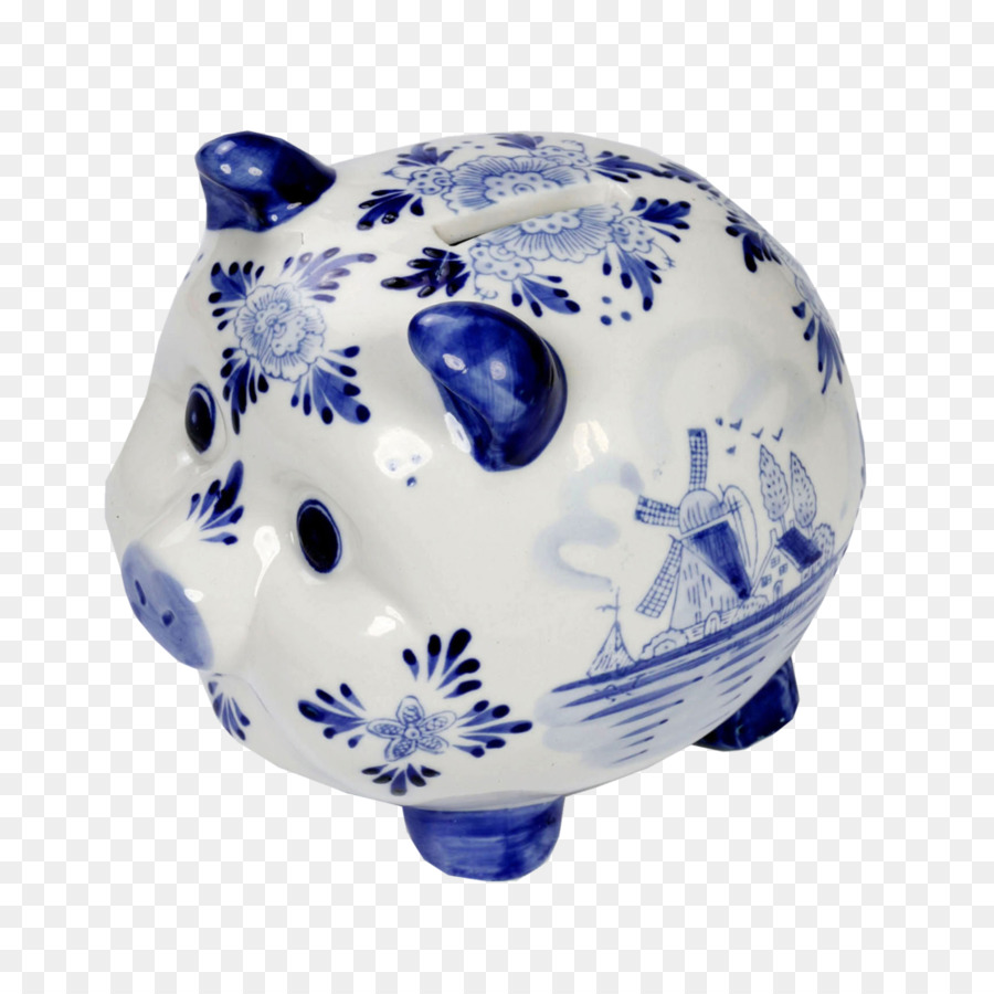 Bleu Et Blanc De La Poterie，Bleu De Cobalt PNG