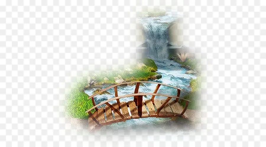 Pont En Bois，Cascade PNG