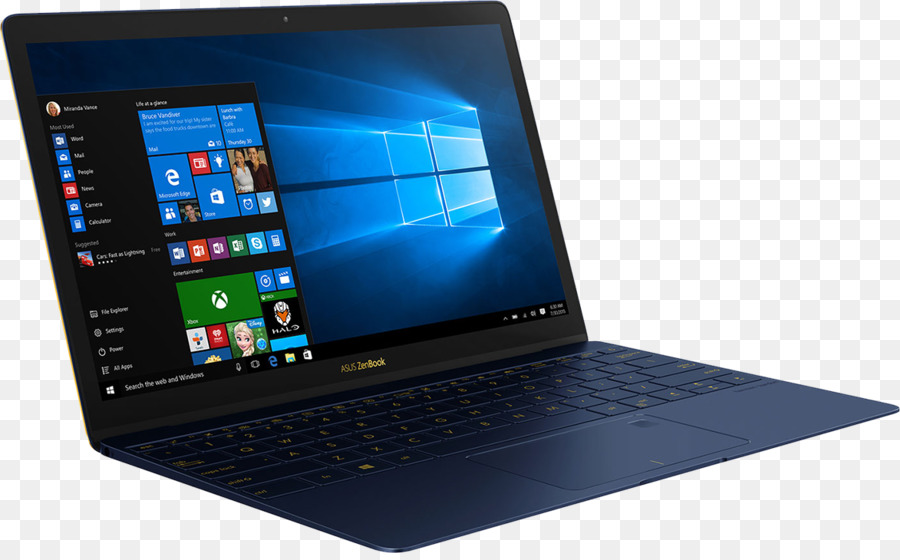 Ordinateur Portable，Asus Zenbook 3 PNG