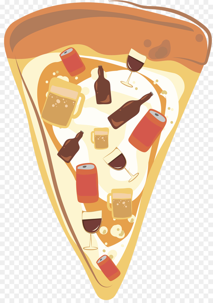 Cornets De Crème Glacée，Pizza PNG