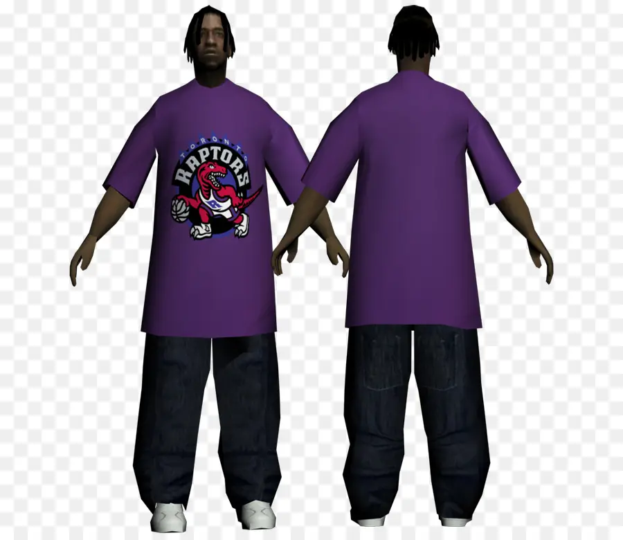 Personnage En Chemise Violette，Vêtements PNG