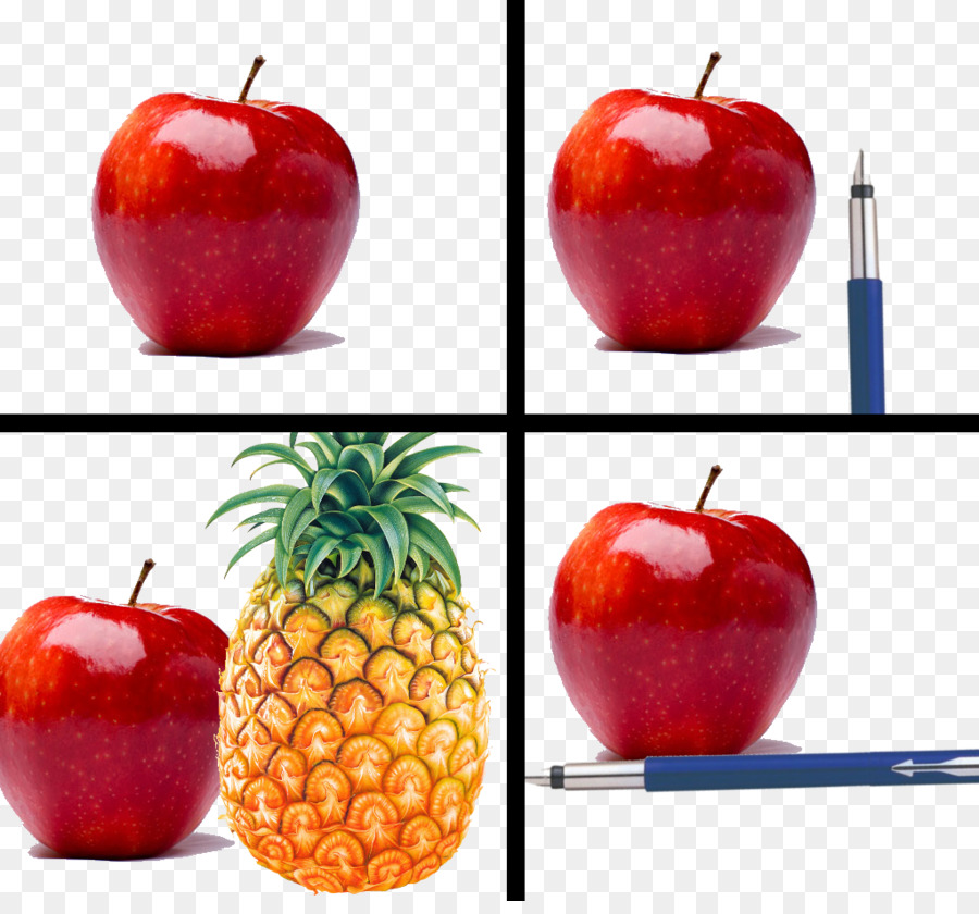Pomme，L Ananas PNG
