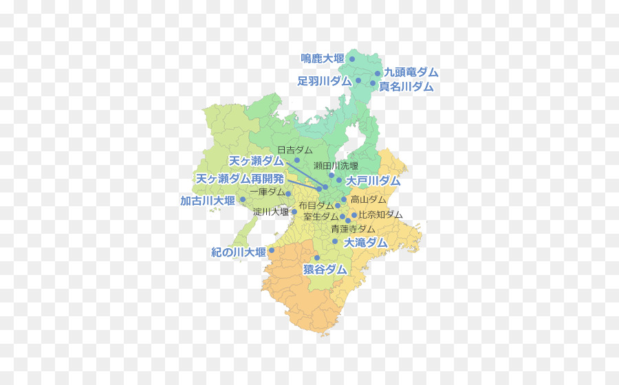 Région Du Kansai，Les Ressources En Eau PNG