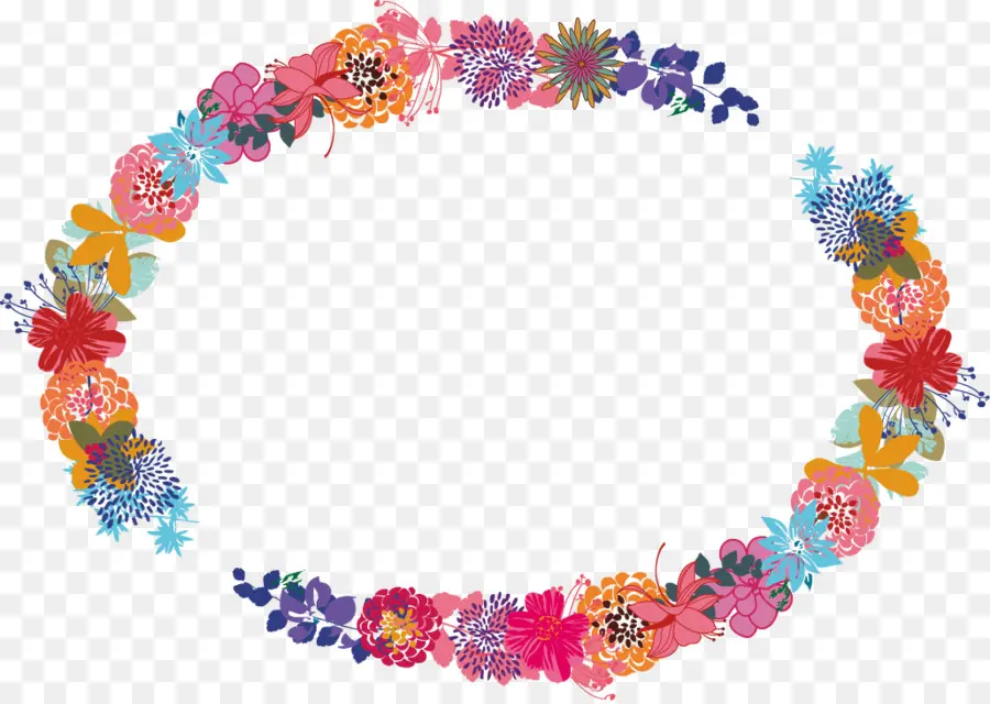 Couronne Florale，Fleurs PNG