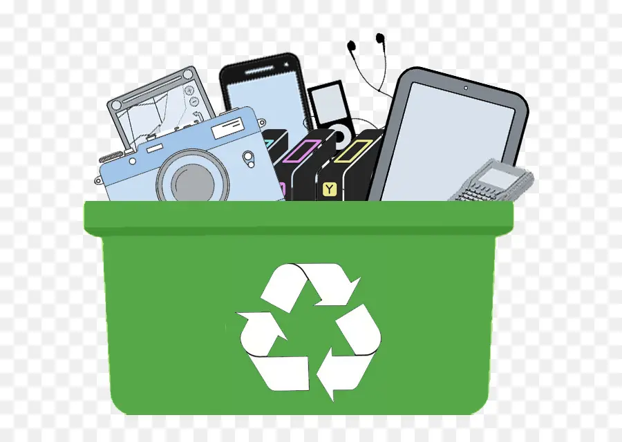 Bac De Recyclage，Électronique PNG