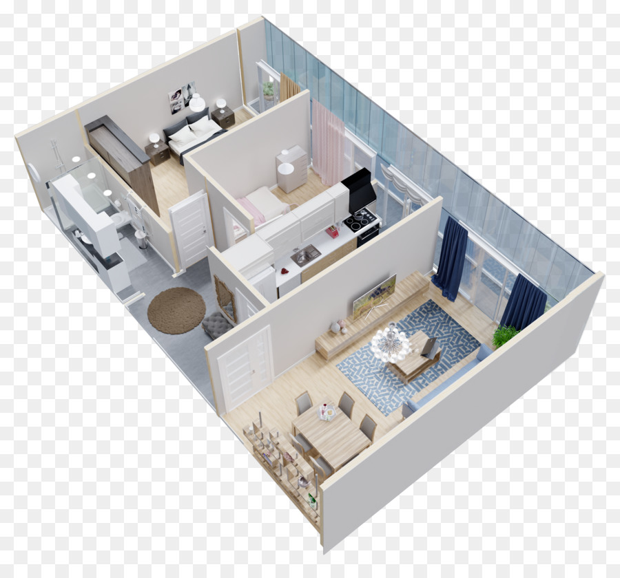 Disposition De L'appartement，Plan D'étage PNG