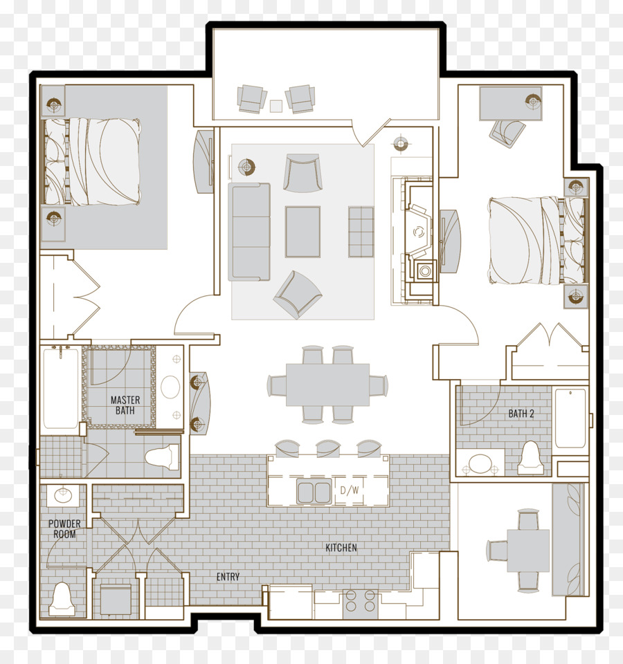 Plan D'étage，Appartement PNG