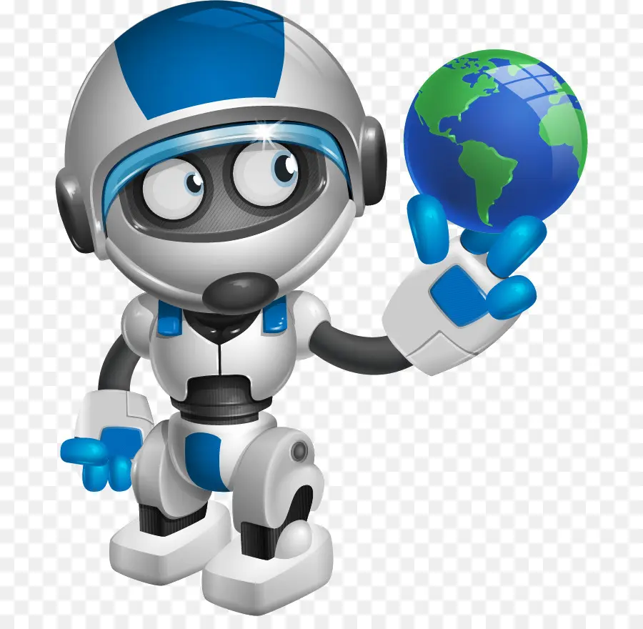 Robot，Globe PNG