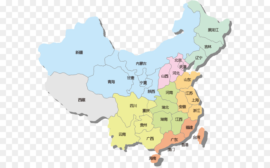 La Chine Les Provinces De La Chine Carte Png La Chine Les Provinces De La Chine Carte Transparentes Png Gratuit