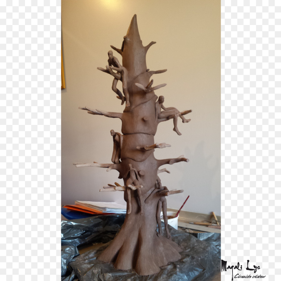 Sculpture，Arbre PNG