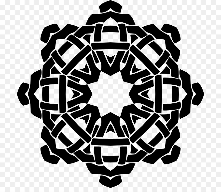 Mandala Noir，Modèle PNG