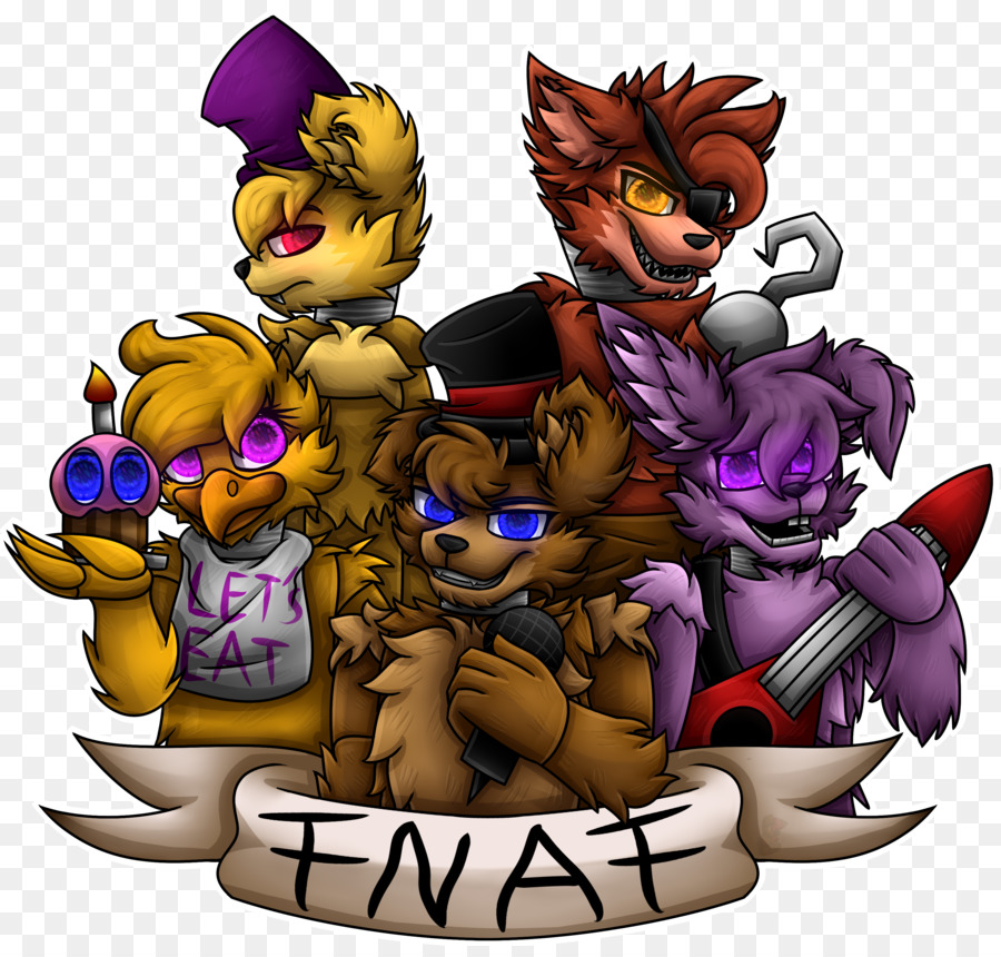 Personnages Fnaf，Cinq Nuits Chez Freddy PNG