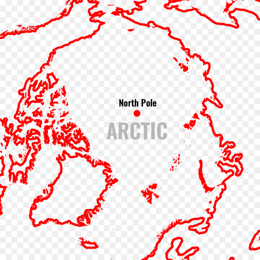 Carte De L'arctique，Pôle Nord PNG