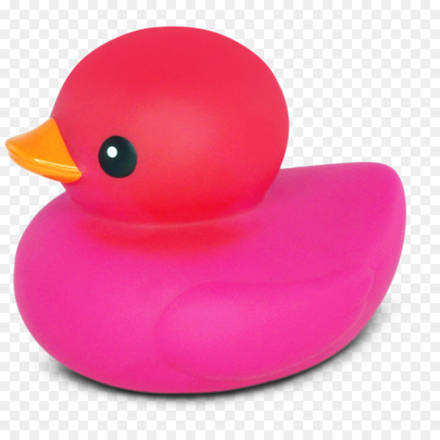 Canard En Caoutchouc Rose，Bain PNG