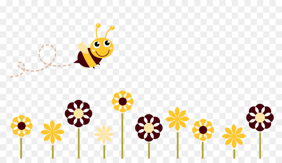 Abeille Et Fleurs，Nature PNG