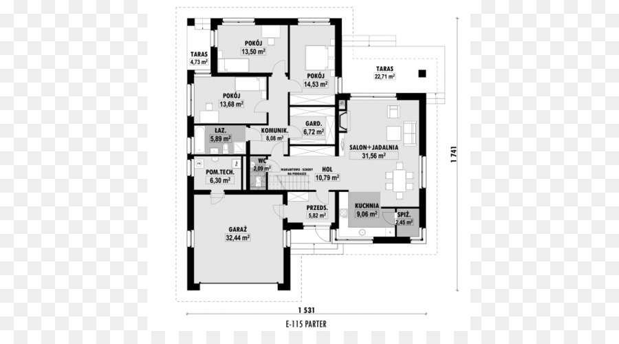 Plan D étage，Maison PNG