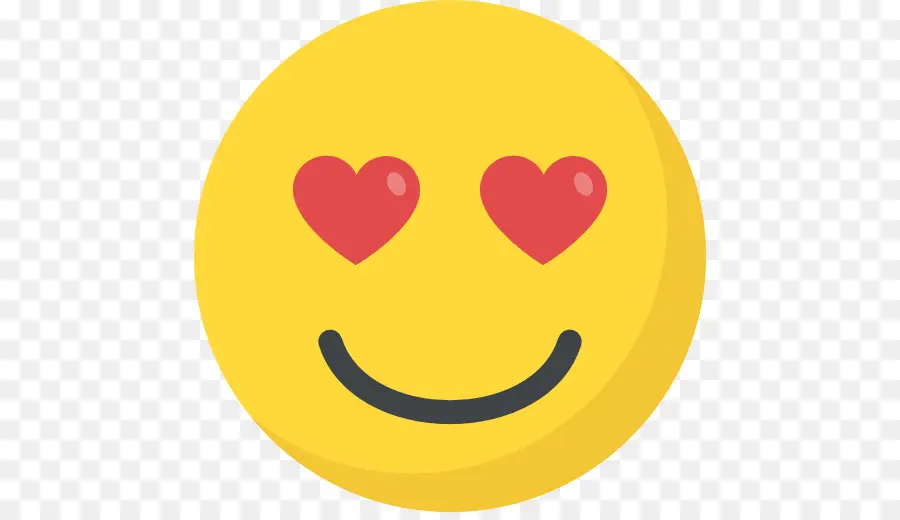 Emoji Yeux Coeur，Amour PNG