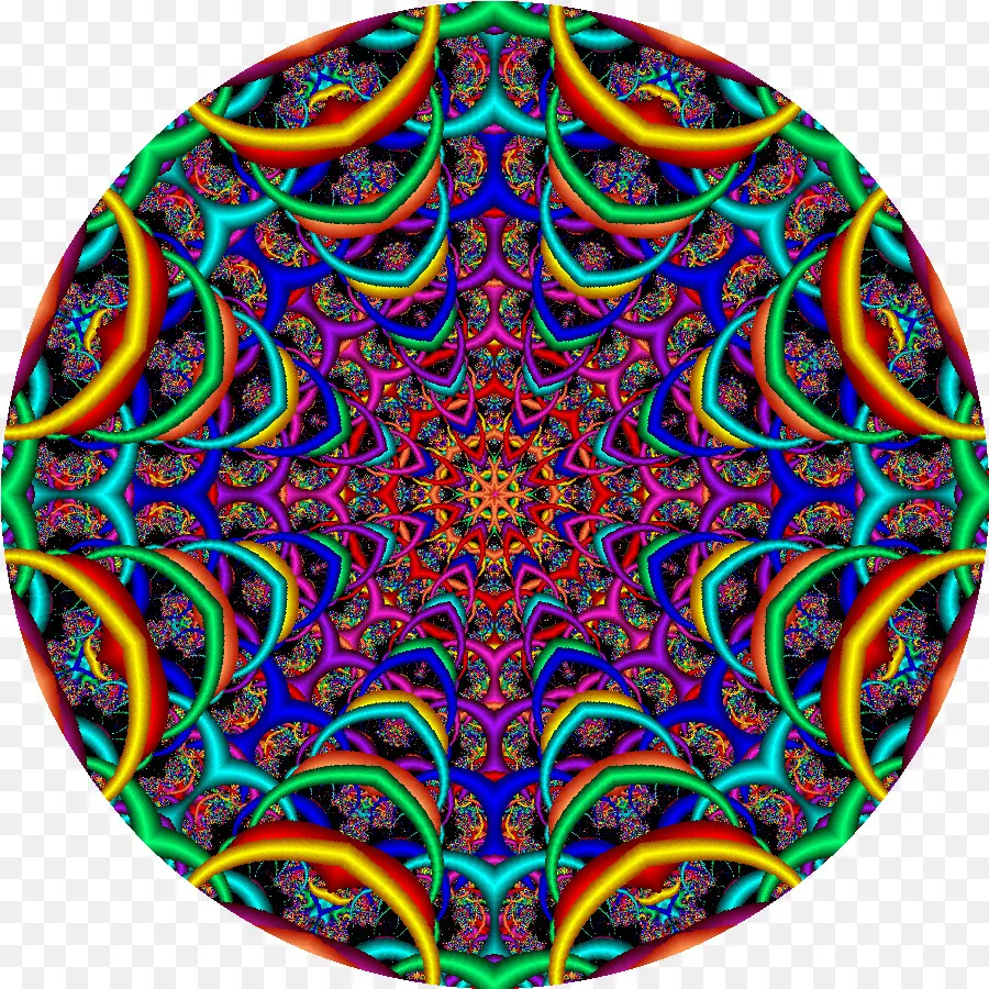 Mandalas，Coloré PNG